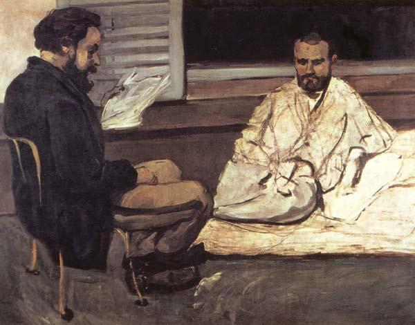 Paul Cezanne Paul Alexis faisant la lecture a Emile Zola